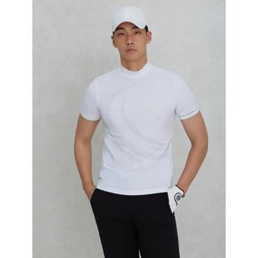 빈폴골프 남성 모크넥 냉감 티셔츠 - 화이트(BJ4642B061)
