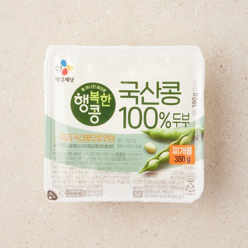 CJ 행복한콩 국산두부 찌개 380g