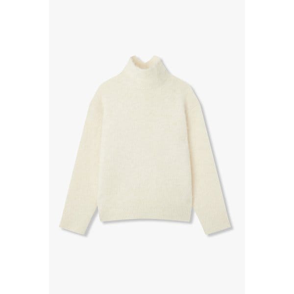 헤어리 알파카 블렌드 터틀넥 니트 7115450Z01106