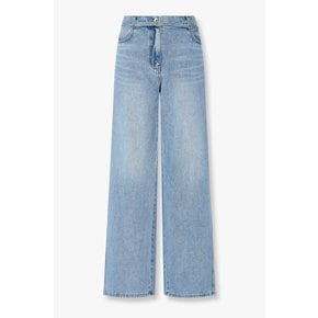 [부산점] 보브)) 벨트 포인트 와이드 데님 팬츠 (7126255100)