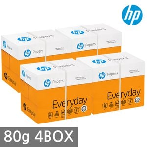 엑소 HP A4 복사용지 80g 2500매 4BOX