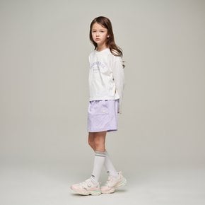 K243GPB910 여아 싱글 티셔츠 SET WHITE