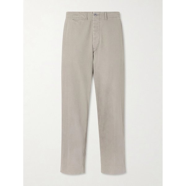 아프레쎄 빈티지 스트레이트 레그 코튼 치노 팬츠 46376663162957224