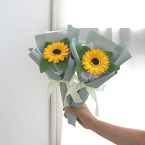 한송이 해바라기 비누꽃다발