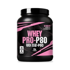 웨이프로 단백질쉐이크 P80 딸기쉐이크맛 2kg