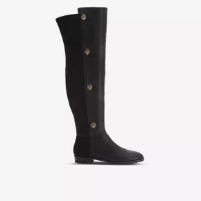 5465548 KURT GEIGER LONDON Shoreditch eagle head-embellished leather knee-high boots