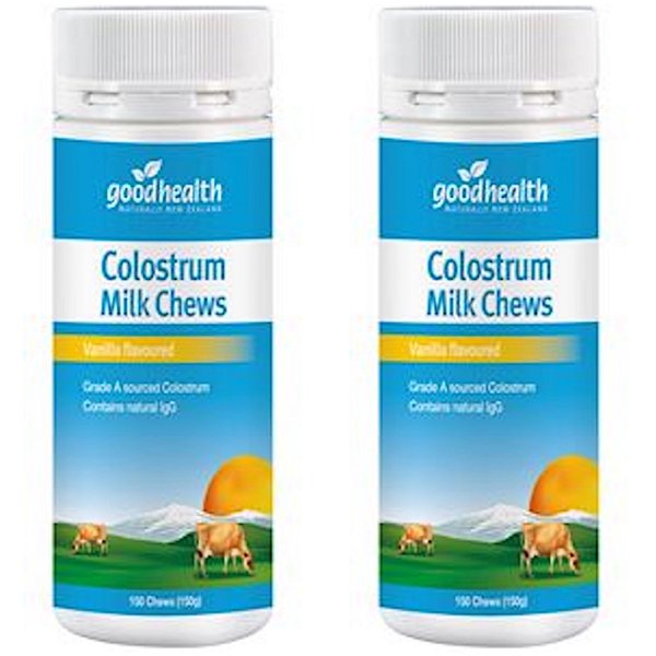 굿헬스 콜로스트럼 초유 바닐라향 Colostrum 150정 x2