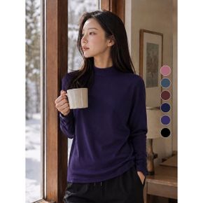 BFL 슈퍼우먼 여성 기모 반목 긴팔 티셔츠 W4WT13_P348998152