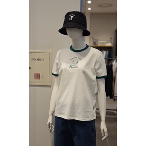 [클라이드] 여성 스누피 배색 반팔 티셔츠 FOBTS777F