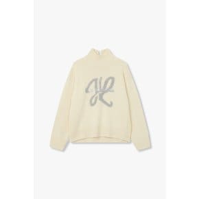 [파주점] 엠브로이더리 하프넥 풀오버 니트 7124450101a