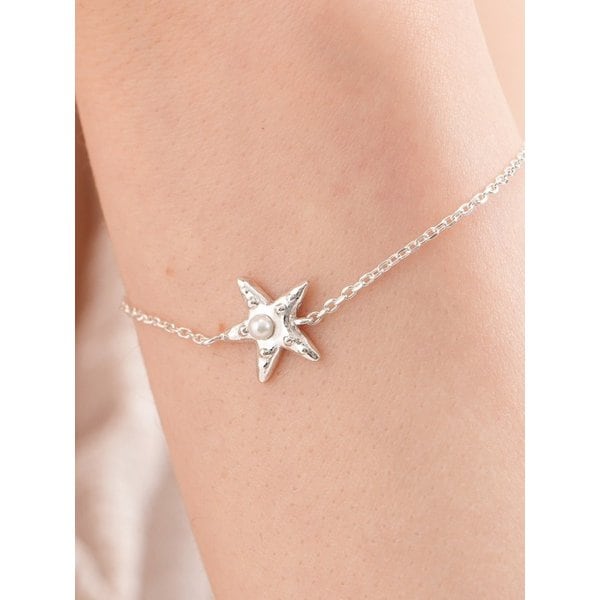 925silver Moonlight starfish Bracelet