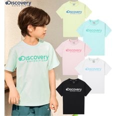 디스커버리키즈 [정상가 39,000원] 키즈 에센셜 빅로고 반팔티셔츠 DKRS51043