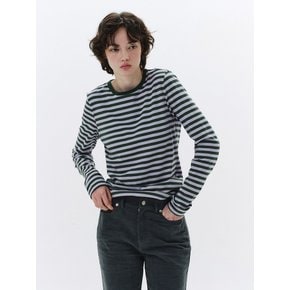 Stripe Long Sleeve T-shirt - Forest