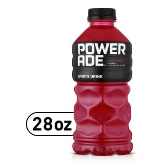  POWERADE 과일 펀치 ION4 전해질 강화 과일 맛 스포츠 음료 비타민 B3 B6 앤 B12 보충