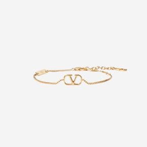 브이로고 시그니쳐 메탈 브레이슬릿 골드 Valentino Vlogo Signature Metal Bracelet G