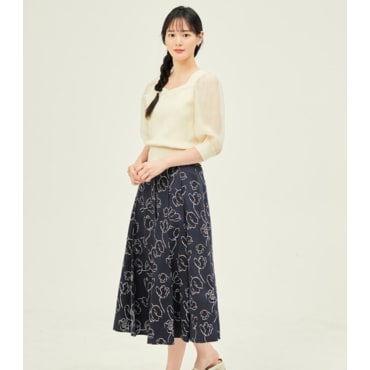 JJ지고트 볼륨 플리츠 플레어 스커트GP7A0SK121
