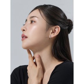 볼륨 트위스트 원터치 귀걸이