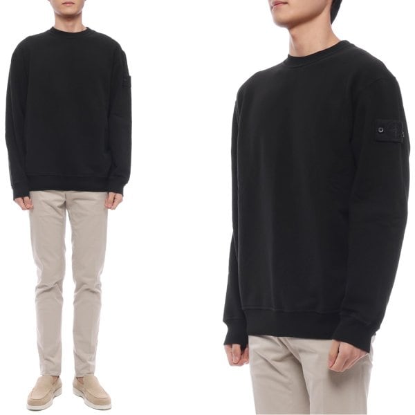 [부산점] 25FW 남성 와펜 패치 맨투맨 (K2S156100069 S0F28 V0029 25F)