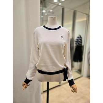 플라스틱아일랜드 [부산점] 사이드리본 배색 티셔츠(PS1CL00781)