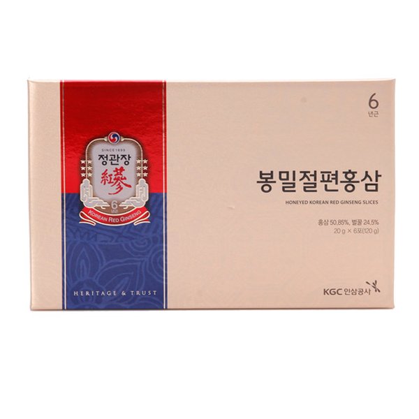 [이마트점포택배] 정관장 봉밀절편홍삼(20g*6포) 120g[쇼핑백동봉]