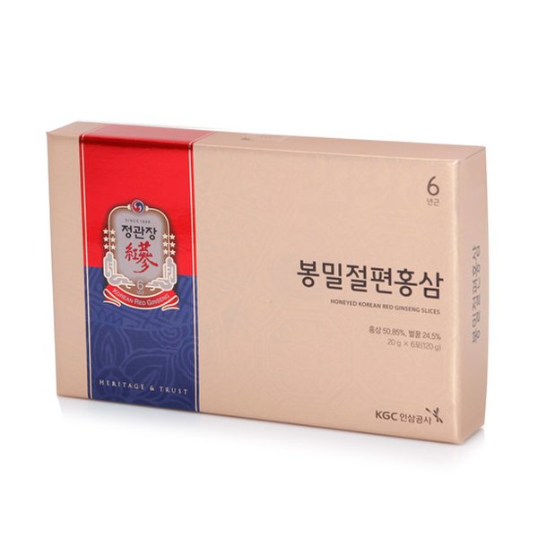 [이마트점포택배] 정관장 봉밀절편홍삼(20g*6포) 120g[쇼핑백동봉]