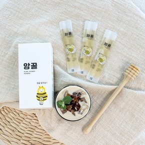 (흙사랑)아카시아 꿀 100% 천연벌꿀 스틱 앙꿀