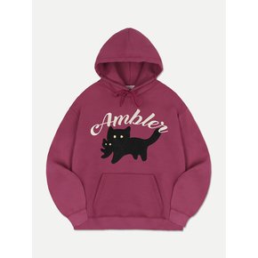 Black cat Hoodie AHP1114 (Purple)