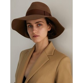 natural wool fedora nuhat (beige)