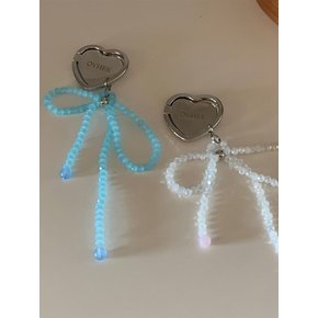 비즈 리본 그립톡 Beads Ribbon Griptok