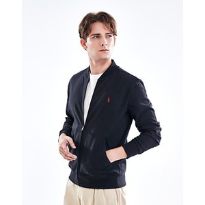 유에스폴로 [U.S. POLO ASSN.] SS 남성 화이트라벨 USA COTTON 이지웨어 상의_BLACK