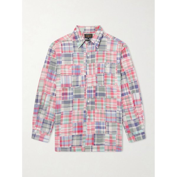 빔스 체크 패치워크 코튼 재킷 46376663162982524