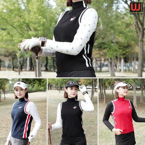 미우 바모그 여성골프 니트조끼_P088077408