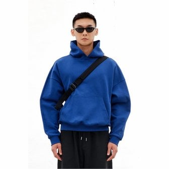 커스텀멜로우 [Online Only] Blue Relaxed Hoodie_CQTAW24521BUX