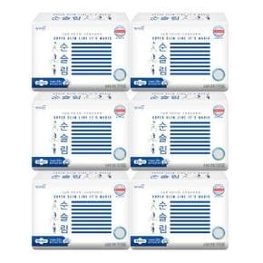 생리대 중형 18매 X 6팩_순슬림_예지미인