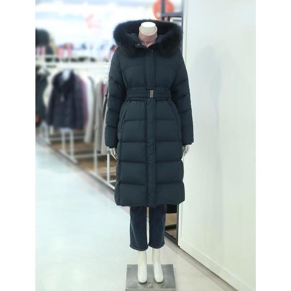 아날도바시니 세이브존03 여성 폭스퍼 벨티드 덕다운 점퍼 AW11PD01M(1)