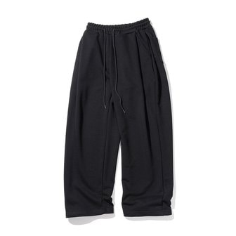 매스노운 UNMEASURED LOGO TWO TUCK SWEAT PANTS MFITP001-BK