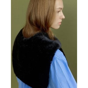 CUDDLY shawl muffler [black]