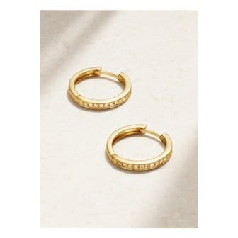 KOLOURS JEWELRY 컬러 주얼리 라지 18k 골드 다이아몬드 후프 이어링 1647597356816745