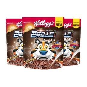 콘푸로스트 다크초코 550g 3개