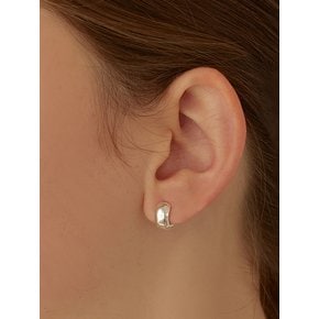 [연말 스페셜 6mm+10mm 진주귀걸이 증정][925 silver] Round fit hoop earring