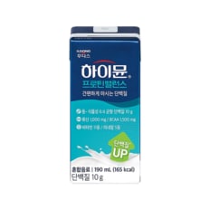  하이뮨 프로틴밸런스 단백질 멸균팩음료 190ml x 6개