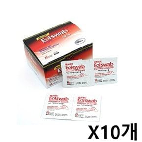 이올스왑 소독용 에탄올스왑 100매 X10개 알콜솜 거즈
