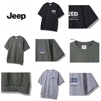 Jeep 지프 남여공용 체로키 싱글 셋업 반팔티2_JP21612SG