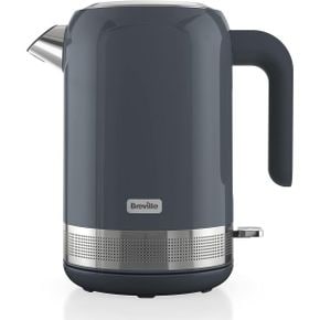 영국 브레빌 전기포트 Breville High Gloss Electric Kettle 1.7 Litre 3kW Fast Boil Grey Plas