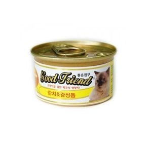 굿프랜드 캣 참치 감성돔 캔 85g