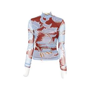 26FW 다이앤 본 퍼스텐버그 니트웨어 T028ECRGMTMESH CRGMT BLUE RED