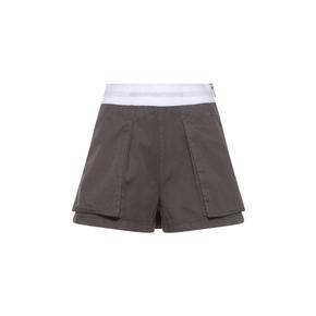 [해외배송] 24 S/S 알렉산더 왕 하이 웨이스트 코튼 카고 쇼츠 B0061098385