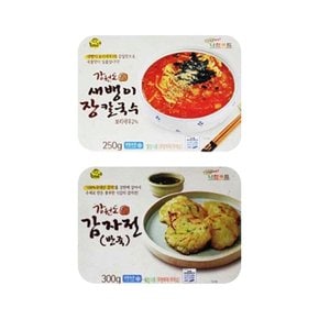 새뱅이 장칼국수 4팩+감자전 2팩