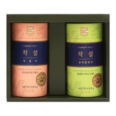 녹차2종 선물세트(작설중작증제차 50g+작설덖음차 40g)+선물쇼핑백1