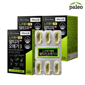 닥터스노트 노르웨이 알티지오메가3 (1,050mg x 30캡슐) 3박스